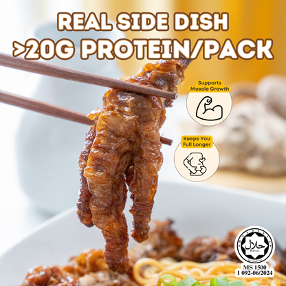 Braised Mushroom Chicken Feet Instant Wantan Mee