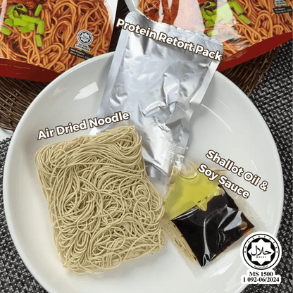 Braised Mushroom Chicken Feet Instant Wantan Mee